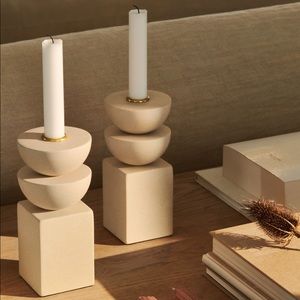 H&M Home ceramic candlestick